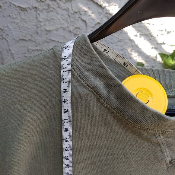 Woolrich light army green olive cotton short sleeve tshirt 🎈HOST PICK🎈 - Picture 4 of 8